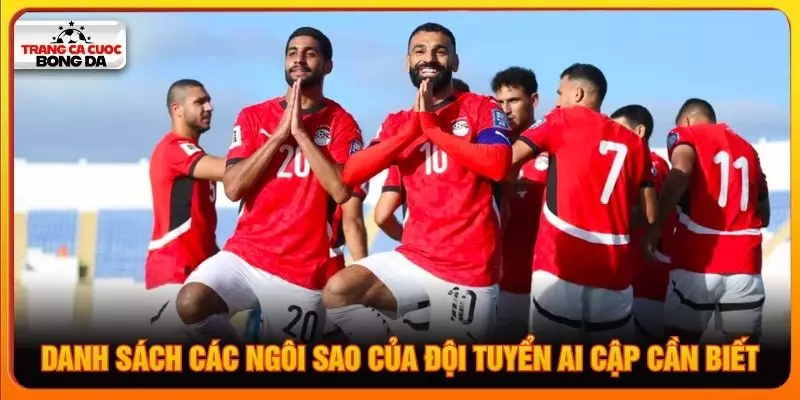 Danh sách các ngôi sao của đội tuyển Ai Cập cần biết