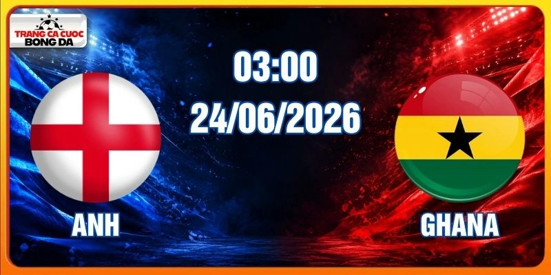 Soi Kèo Anh Vs Ghana 03:00 Ngày 24/06/2026 - WC 2026