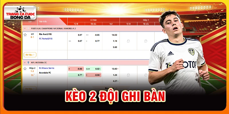 Kèo 2 đội ghi bàn